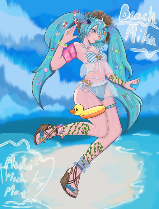 Beach Miku Avatar Contest Art